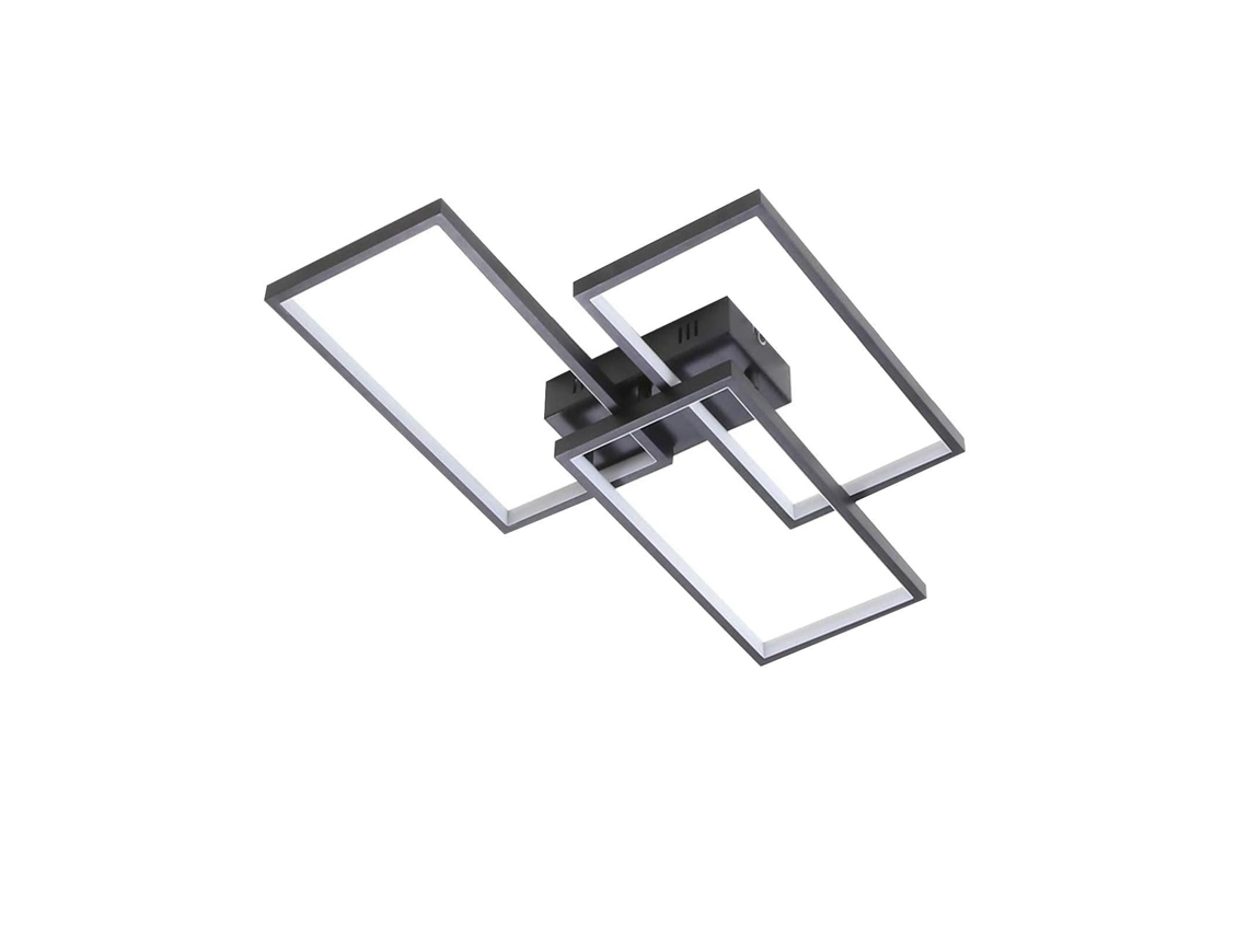 Zmh Luminária De Teto Led De Metal Com Design Moderno