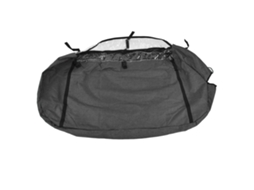 Sacola para Roupas Pendurada Anti poeira 600d Oxford Zíper Transparente S/MARCA