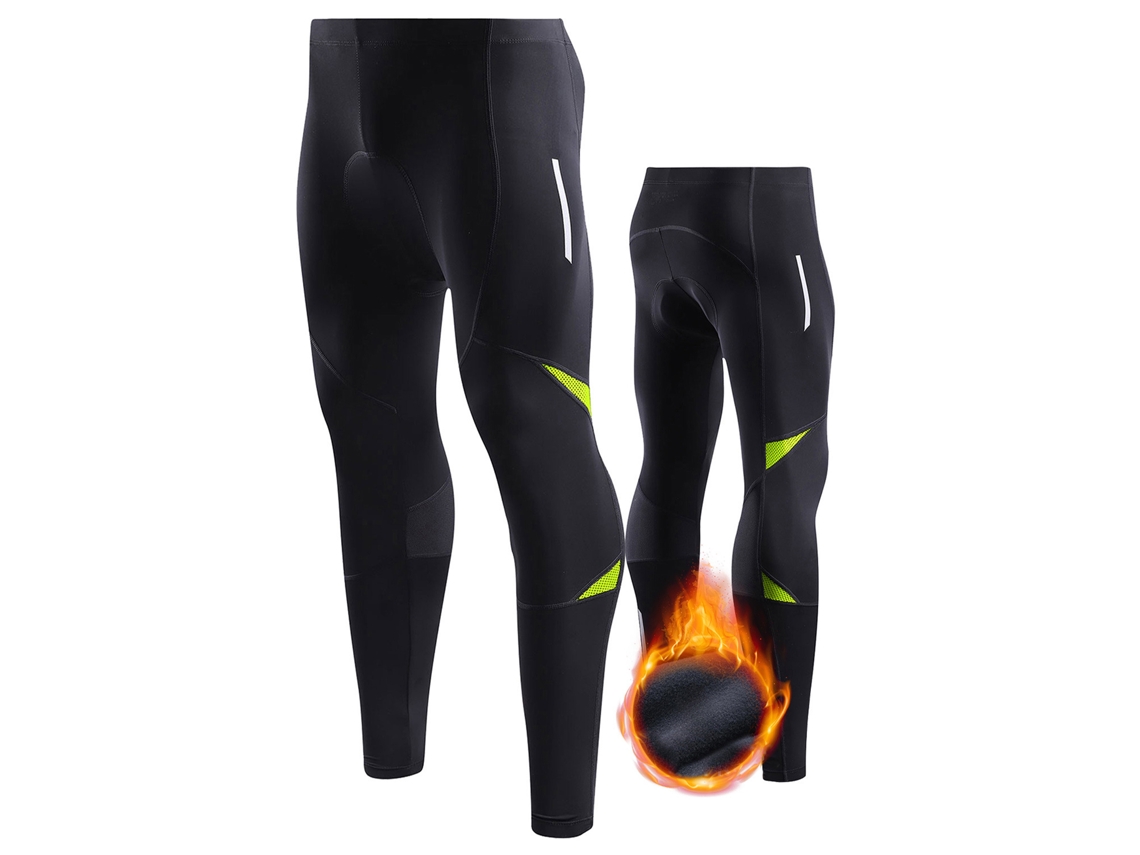 Calças de Ciclismo Mali com acolchoamento 3D e isolamento para inverno