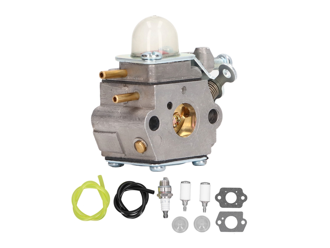 Primerox kit Carburador com Mangueira de Combustível Filtro de Óleo Plugue de Faísca para Cub Cadet Bc210 Cc212 Cs202 Ss270