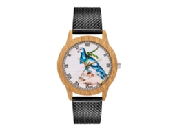 Relógio de quartzo unissex com pulseira de silicone, pulseira casual moderna, preto