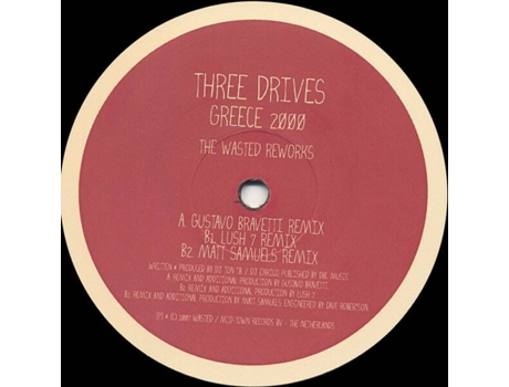 Vinil Greece 2000 The Wasted Reworks Wasted