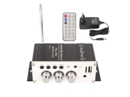 Amplificador Estéreo Bluetooth 5.0 Com Controle Remoto