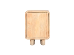 Mesa de Cabeceira em Carvalho Natural, 45x40x65cm ALEXANDRA HOUSE LIVING