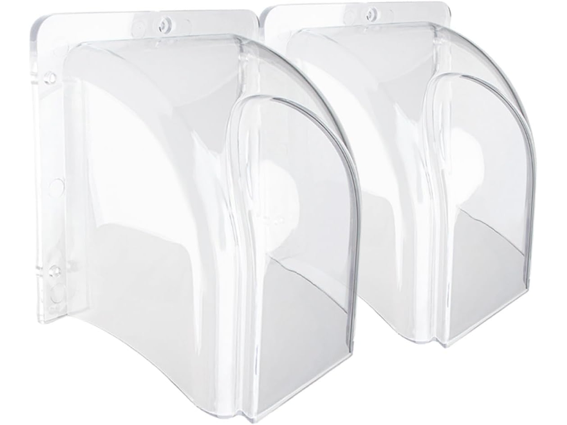 Balacoo Capa Protetora Transparente De 2 Peças Campainha E Controle Acesso, Resistente À Chuva, Fácil Instalação