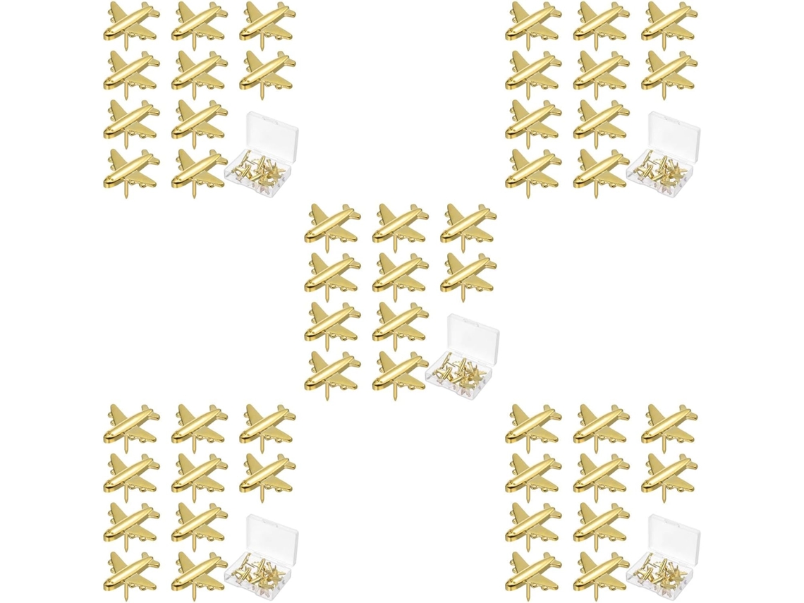 120 Tachinhas Decorativas Em Formato De Avião Para Murais E Galerias