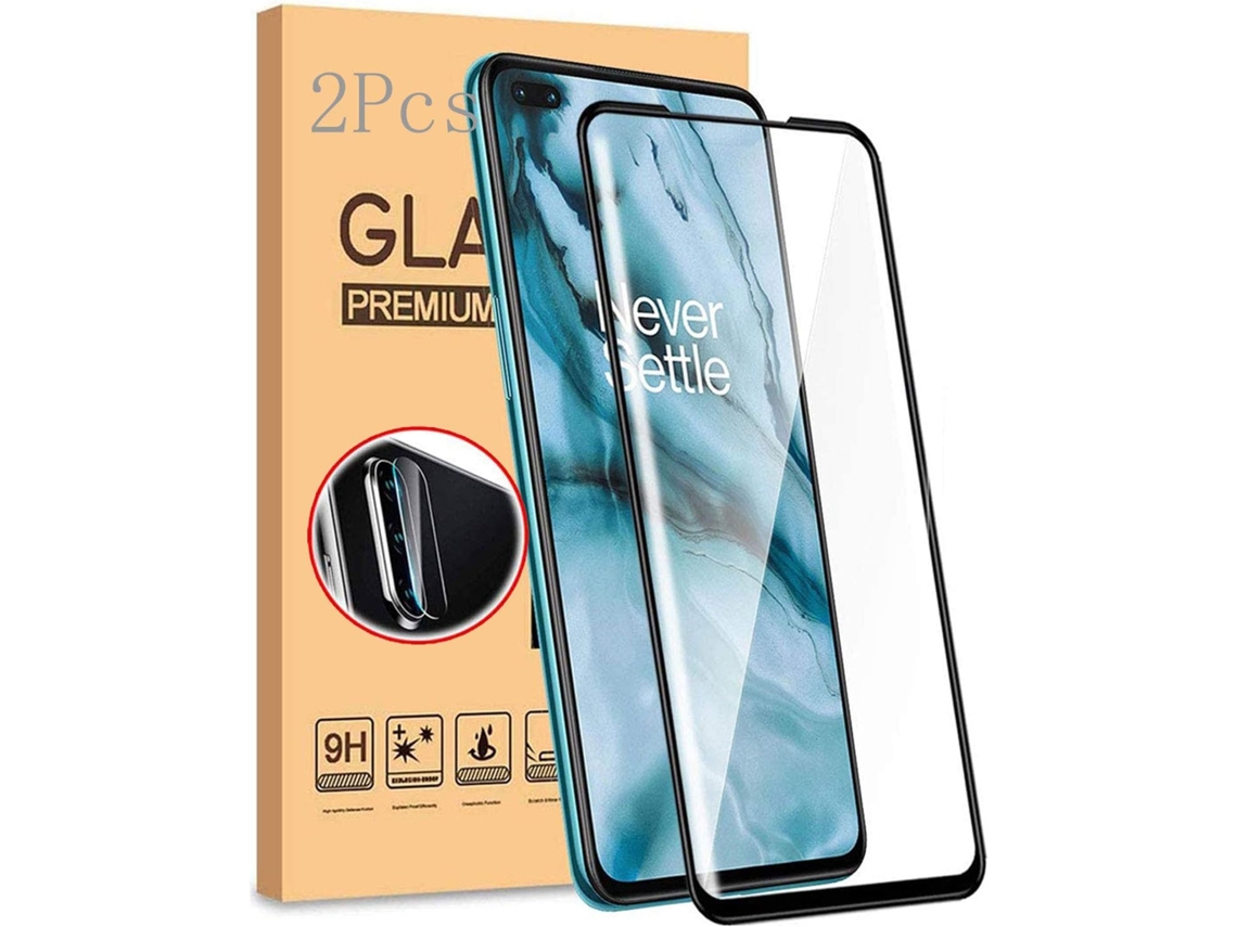 Conjunto de Lentes para Telefone Proteção Completa Filme para Oneplus Oneplus Nord 5G HONGWE. Castanho (2un)