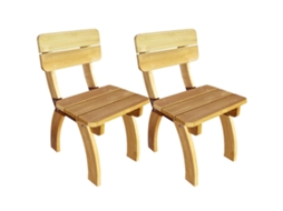 Garden Chair, Garden Chairs Vidaxl Marrom Madeira De Pinho (n/a)