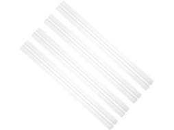 Tehaux Conjunto De 4 Dobradiças Contínuas Acrílico Para Piano, 36cm X 1, 1cm, Recortáveis, Para Portas De Vidro E Caixas