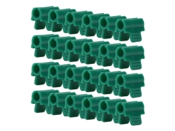 24 Clips Estufa Cabeça Única 14mm Espessados