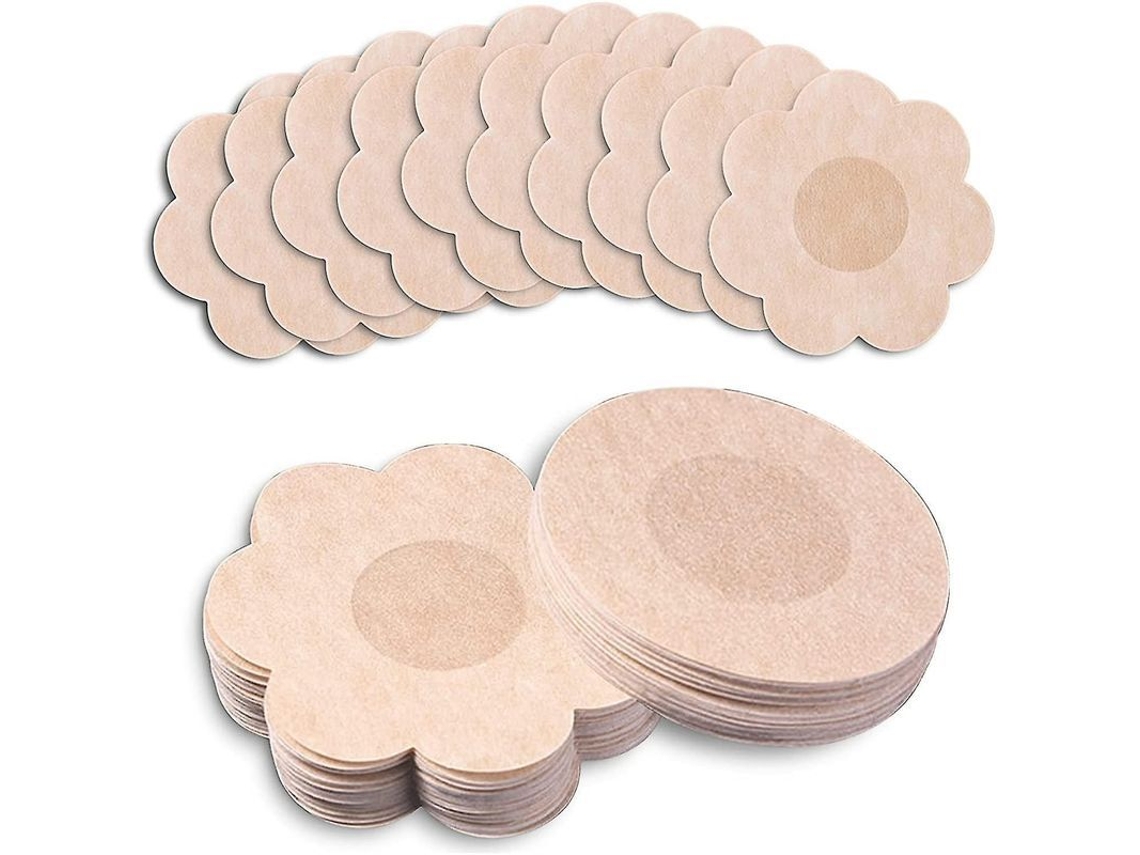 2026 40 Pares de Capas de Mamilos Desechables Autoadesivas Petalos de Pecho para Vestidos Sin Tirantes