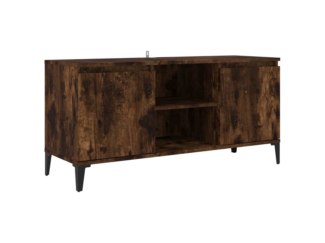 Tv Cabinet, Tv Cabinets Vidaxl Marrom Madeira Processada (n/a)