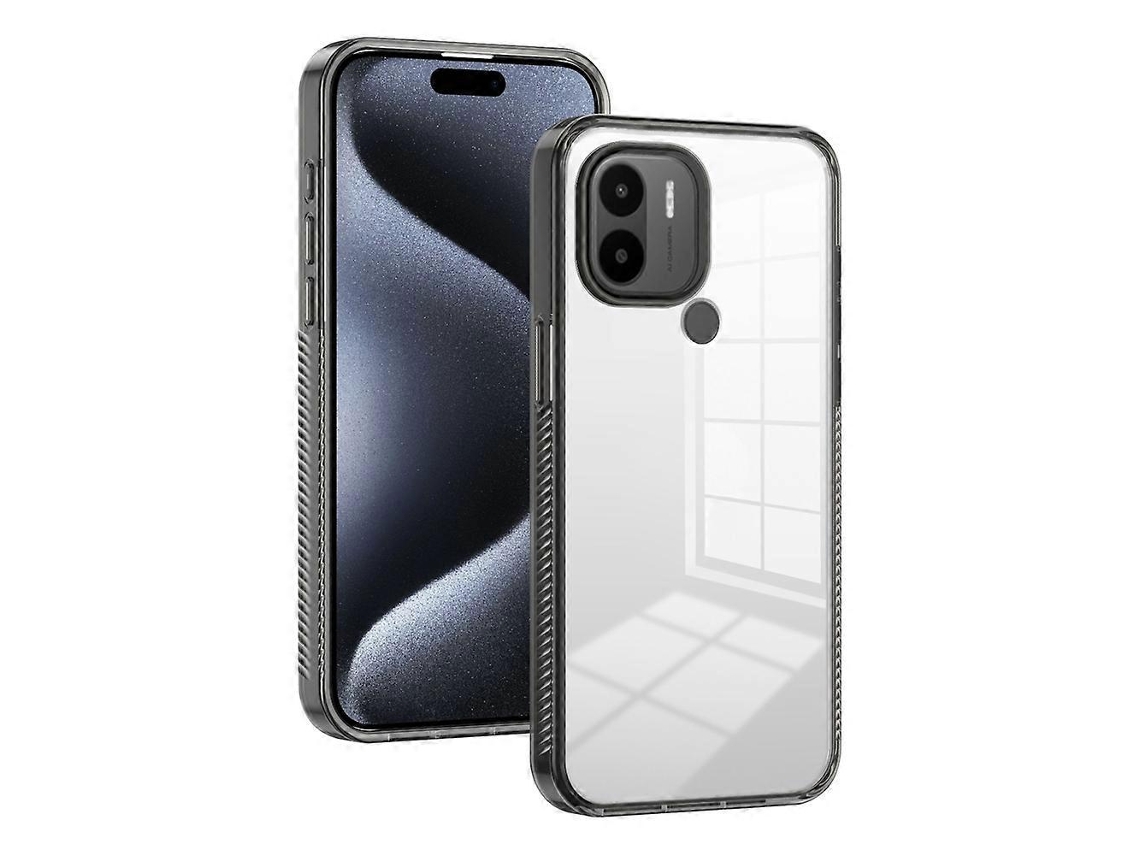 Capa De Telefone Híbrida De Acrílico Transparente Antiderrapante Tpu