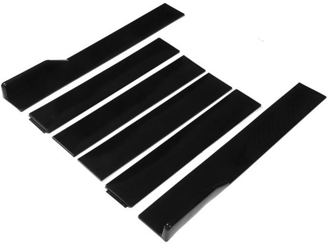 Zijrok Universo - Preto - Flexível - 6 Unidades - Material Abs - Instalação Fácil - Comprimento Ajustável - Zijschort