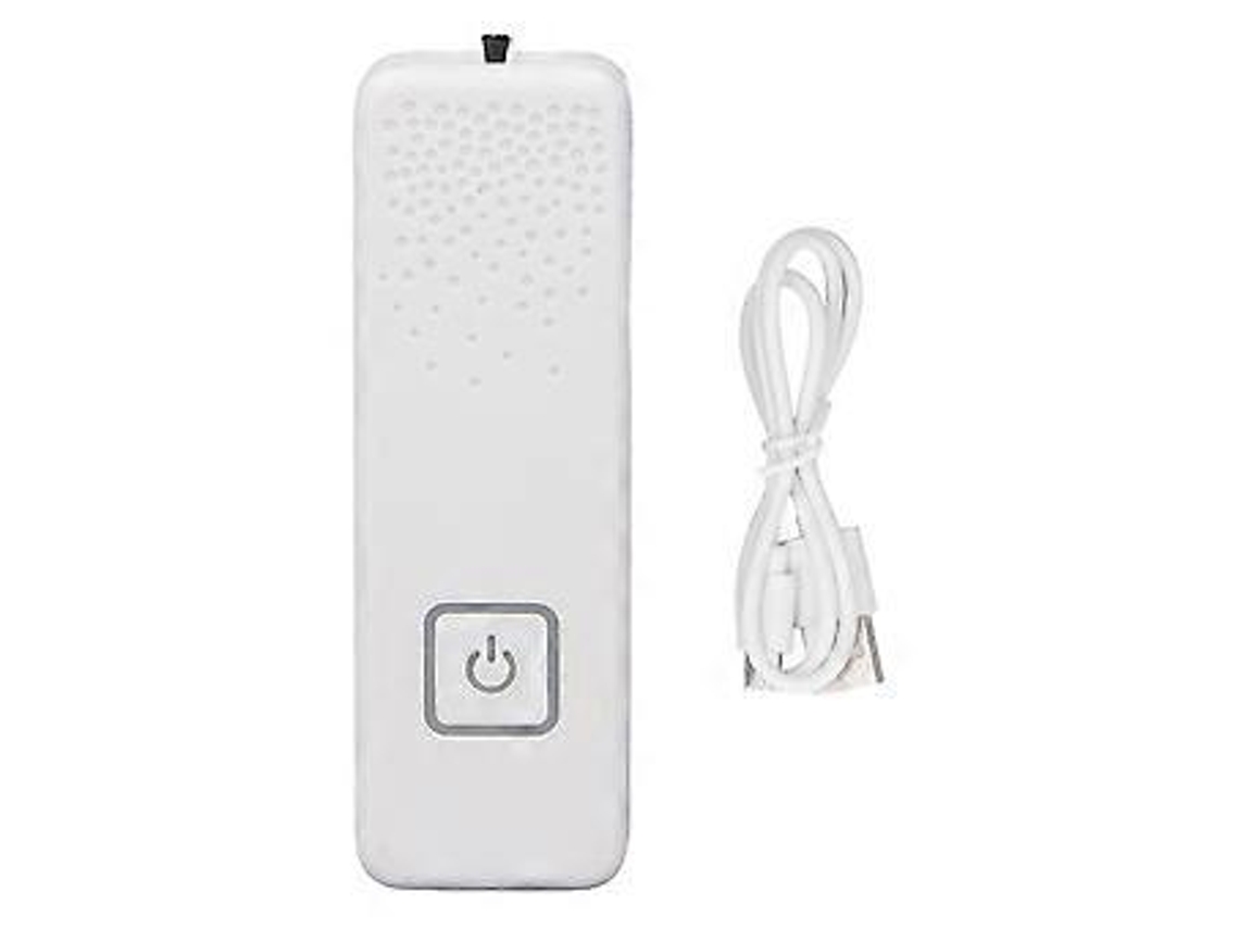 Purificador de ar portátil de lapela Brilvibera Mini, pessoal, pequeno, íons negativos, branco