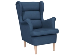 Armchair, Armchairs Vidaxl Azul Tecido