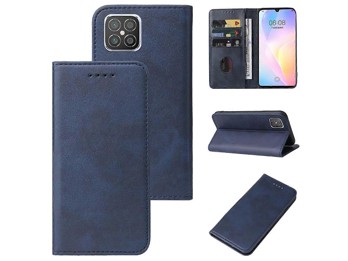 Capa De Couro Com Fecho Magnético Para Huawei Nova 8 Se