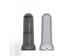 Divertida Forma De Silicone Para Bolas De Gelo Com Tampa, Ideal Para Cocktails De Whisky, Sumos E Outras Bebidas Cinza Hexinyigjly