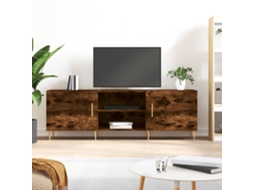 Vidaxl Móvel De Tv 150x30x50 Cm Derivados De Madeira Carvalho Fumado