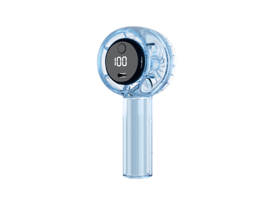 Mini Ventilador Turbo MDUG com visor digital e fluxo potente USB