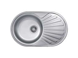 ELLECI Special Round 770 Aço Inoxidável Cinza 1 Tigela 39 Cm Reta 770 Mm