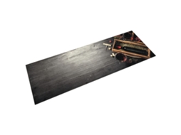 Vidaxl Tapete De Cozinha Lavável 60x180 Cm Veludo Padrão Garrafa Vinho