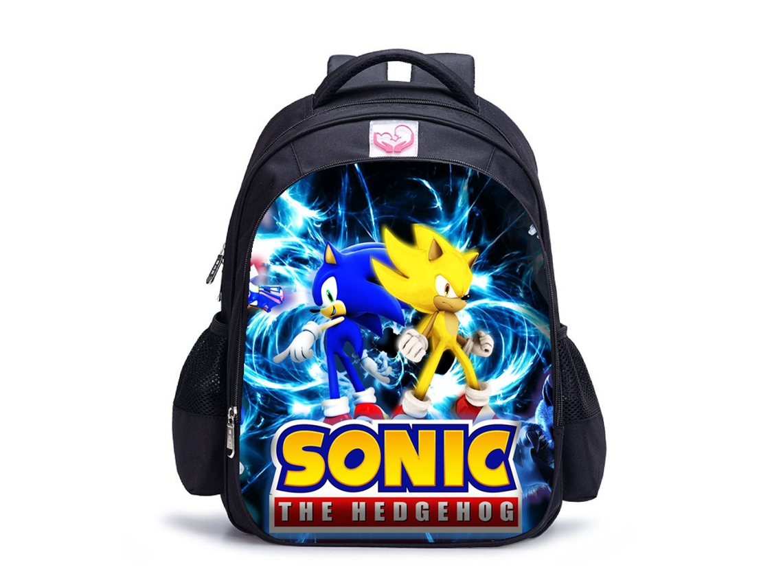 Mochila Sonic Para Crianças, Escolar Compatível Com Marcas Britânicas Jun A Aquaforge