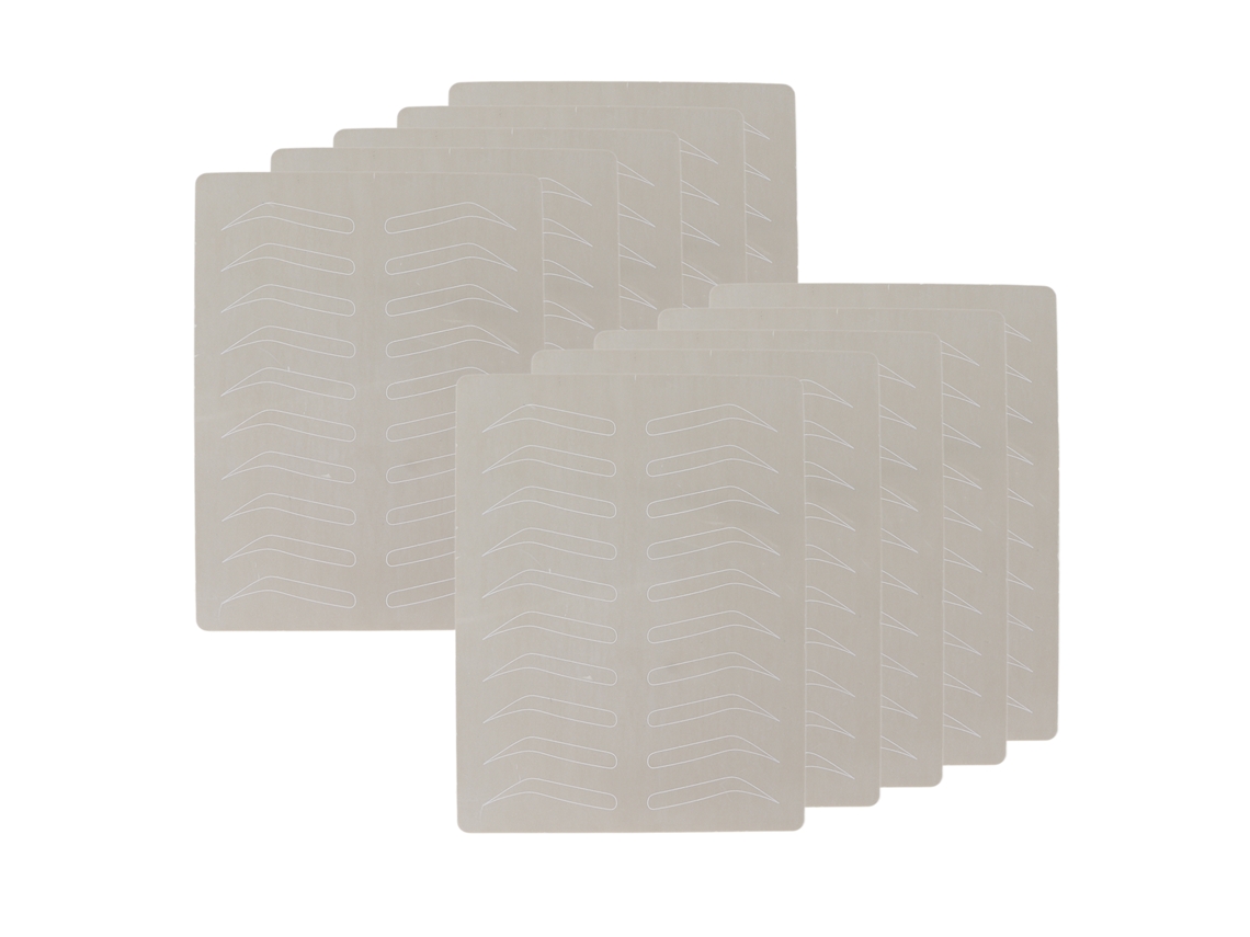 10pcs Pele Falsa Para Tatuagem E Sobrancelha Prática Para Iniciantes E Artistas Experientes 5.5cm/2.2in