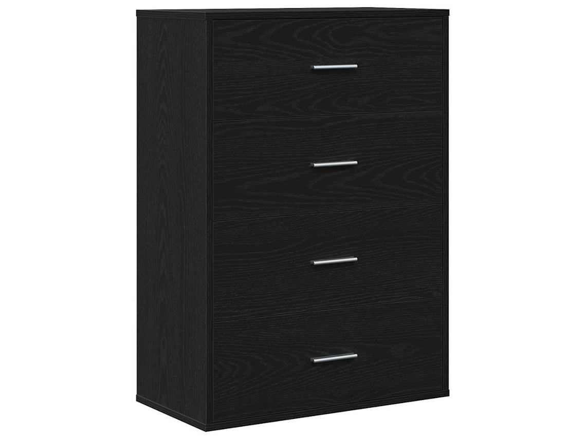 Buffet Carvalho Preto 60x31x84 cm Madeira Processada MAISON EXCLUSIVE