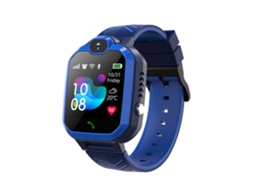 Smartwatch Telefone Infantil Gps Posicionamento Bidirecional 1 44 Polegadas Hd Tela Sensível Ao Toque Anti-perda Monitor Azul*
