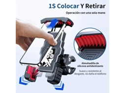 Suporte Para Celular Xanes Para Guidão De Bicicleta Ajustável Resistente A Impactos Com Fixação Extremamente Firme Ideal Para Mtb E Motocicletas