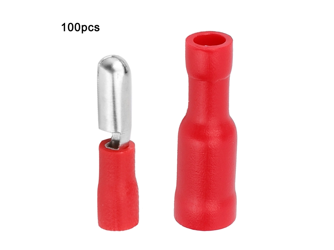 Terminales de Crimpeo Macho e Hembra AWTS 22/18 AWG 100 Peças