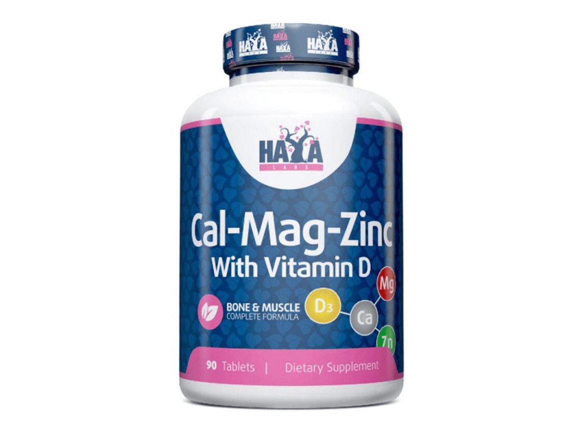 Cálcio Magnésio E Zinco Com Vitamina D - 90 Comprimidos De Haya Labs
