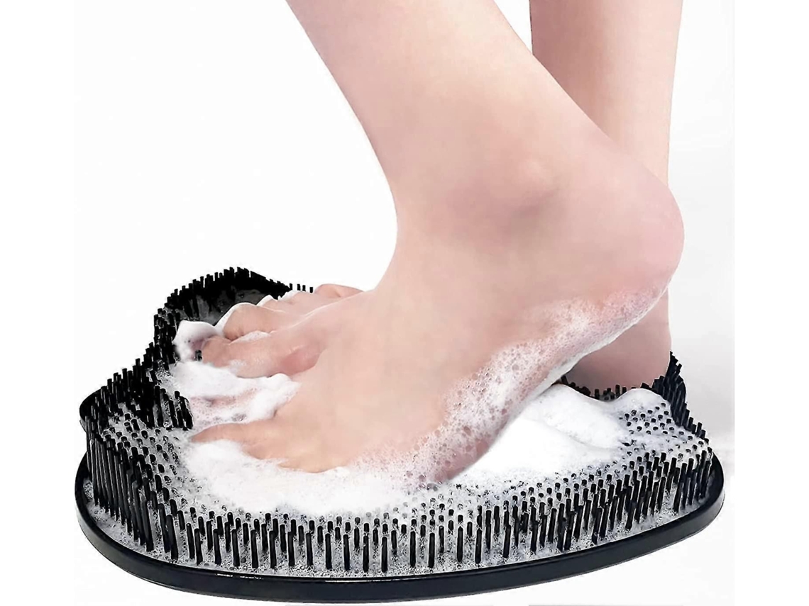 Escova De Pés, Lavadora E Massageadora Pés Com Ventosa, Banheira Silicone Massagem, Massageador Pé S Plástico Grosso.