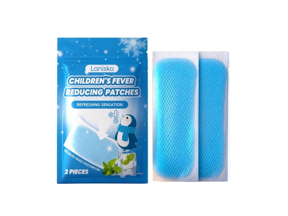 Adesivos refrescantes infantis Laniska, 2 unidades