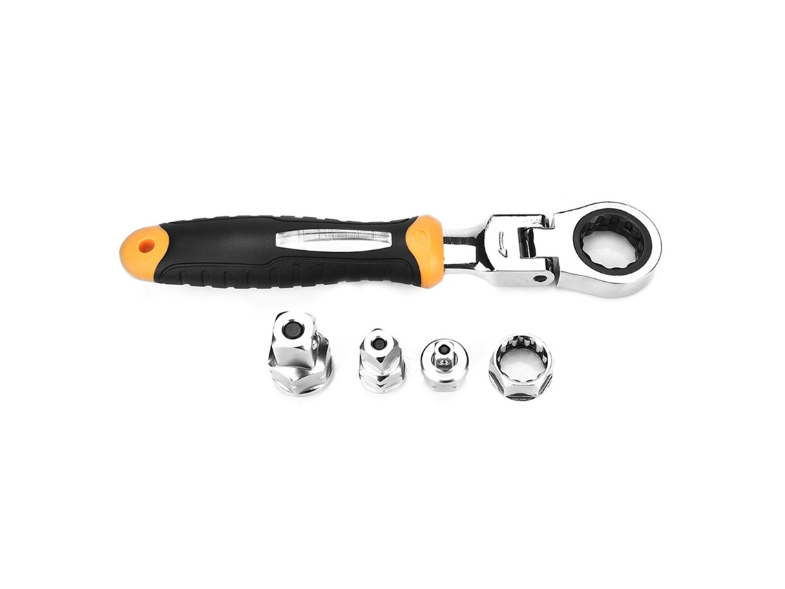 Conjunto De Chaves Ajustáveis Laxiscreed Com Rachet Para Soquetes 1/4, 3/8, 1/2 Em Cr V
