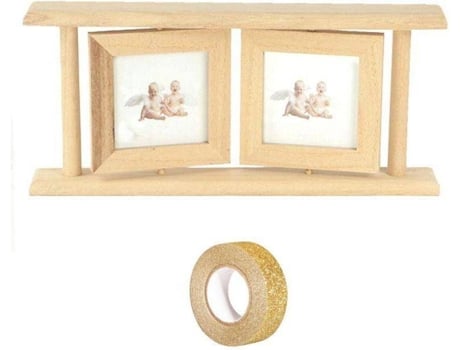 Moldura YOUDOIT (Dourado - Madeira - 25x12.5 cm)