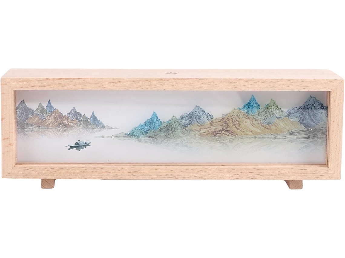 Luminária De Mesa Sensível Ao Toque, Lâmpada Led Com 3 Cores Variáveis, Luminária De Madeira Portátil Para Cabeceira