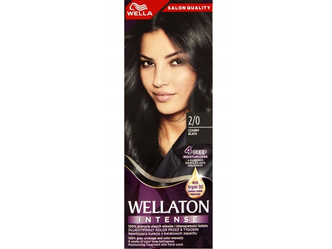 Wellaton Intense Hair Coloring Cream 2/0 Black