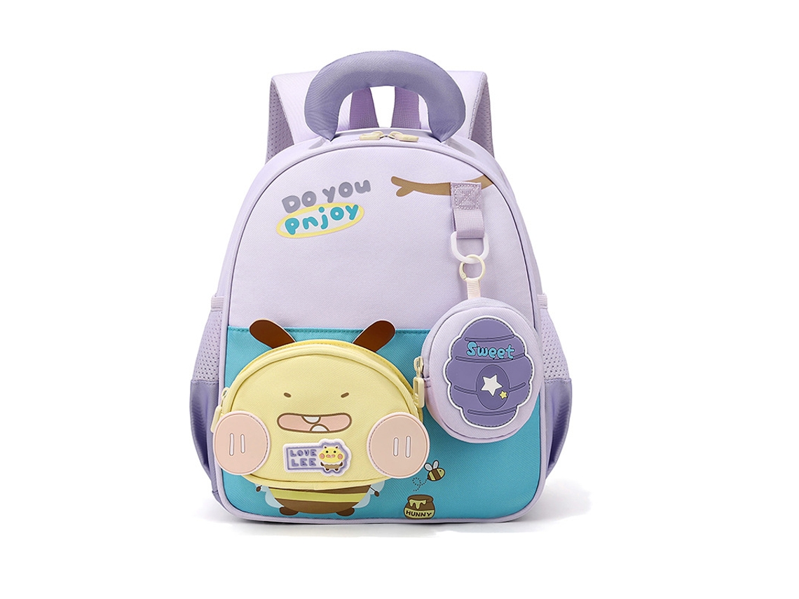Eifson Abelha Transpirável Com Bolsa Mochila, 32x27x14cm - Roxo