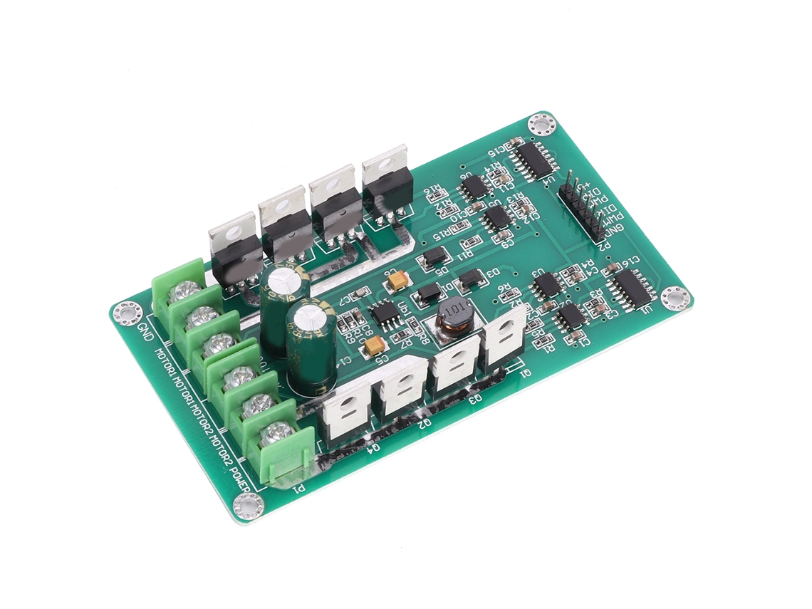 Módulo de Acionamento de Motor Dc Dual Channel 15a com Função de Freio Componentes Eletrônicos