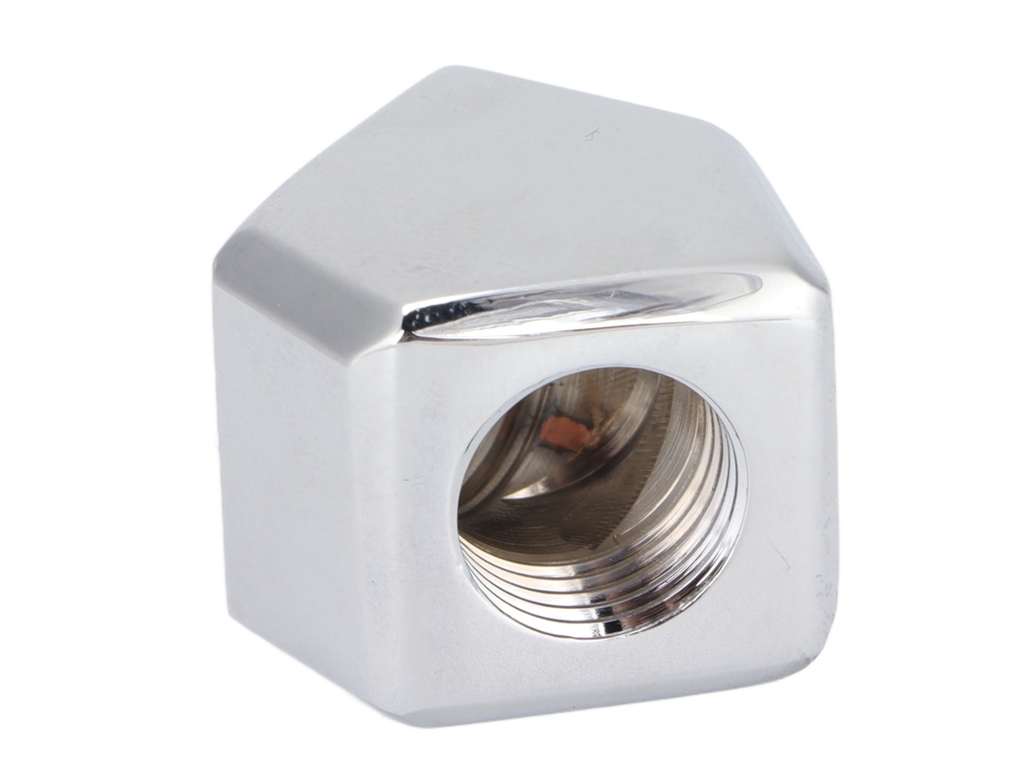 Conector Extensor Em Ângulo De 45 Graus Fêmea Para Fêmea G1/4" Latão Premium Com Alta Durabilidade