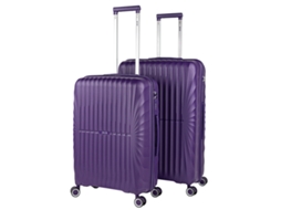 Pp JASLEN Crawley Roxo Hard Case Set (48,5x74,5x28,5 Cm)