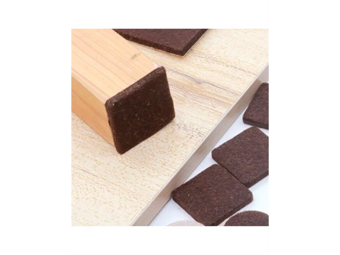 Protetores De Feltro Lauxa Home - 11x15cm/2 Unidades/marrom