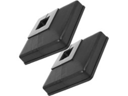 Hemobllo Conjunto Modular De 2 Peças Para Poste Corrimão Em Plástico, Proteção Durável Para Varandas E Escadas