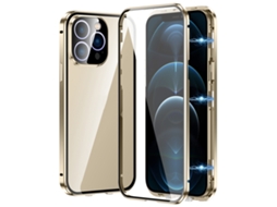 Capa De Vidro Temperado Hd Para Iphone 12 Pro - Fecho Magnético Duplo