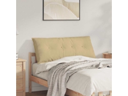 Vidaxl Travesseiro Para Costas Cinza Verde 120 X 50 Cm