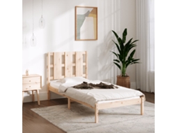 Cama Sem Colchão 90x200 Cm Madeira De Pinho Maciça