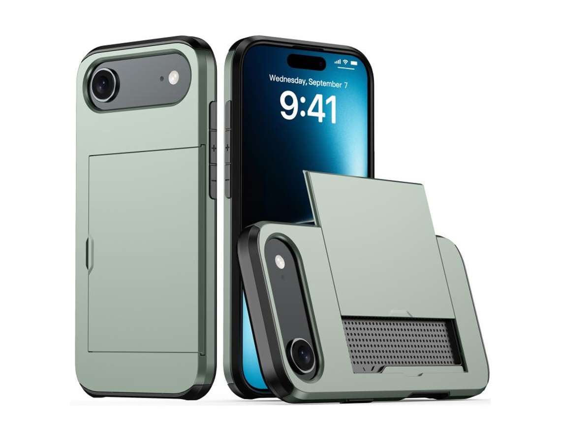 Capa Protetora À Prova De Choque Para Iphone Air - Compartimento Para Cartão