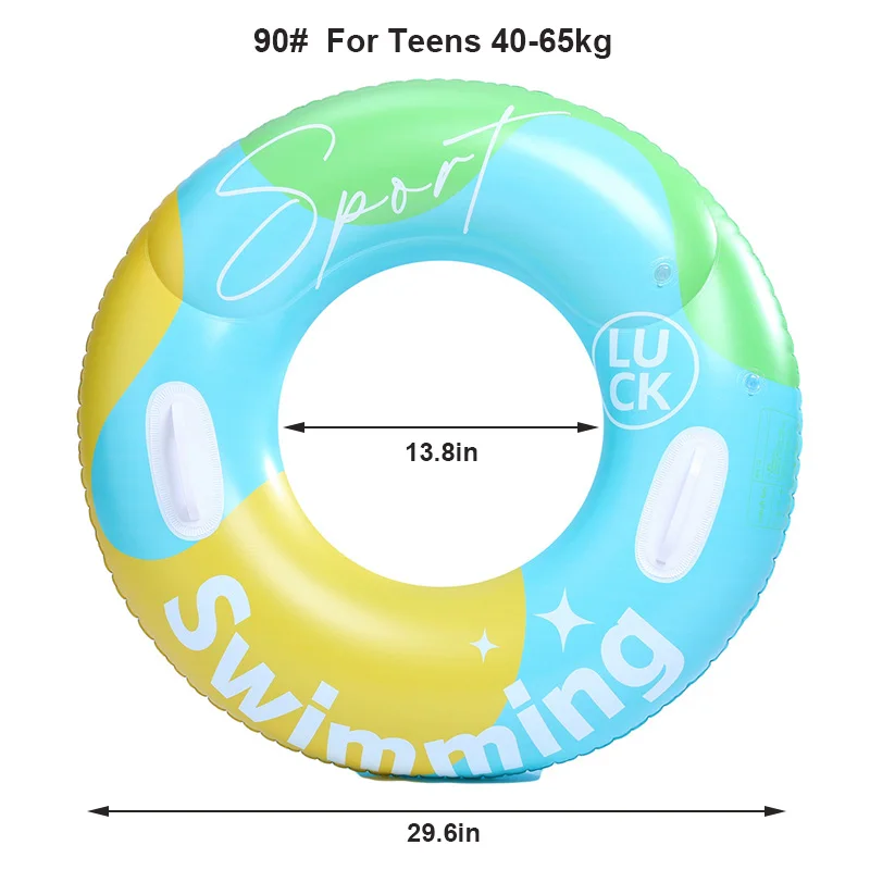 (adequado Para Adolescentes Com Peso Entre 40 E 65 Kg) Boia Inflável Dupla Reforçada Para Piscina, Ideal Para Adultos.